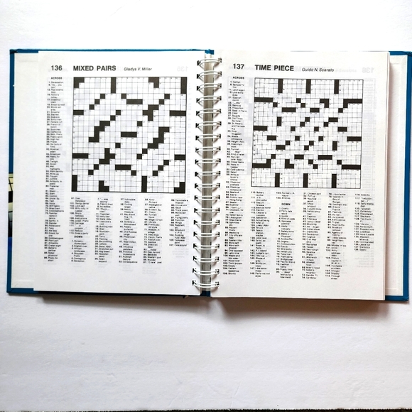 New York Times Crossword Puzzle Books Set of 2 - Picture 5 of 8